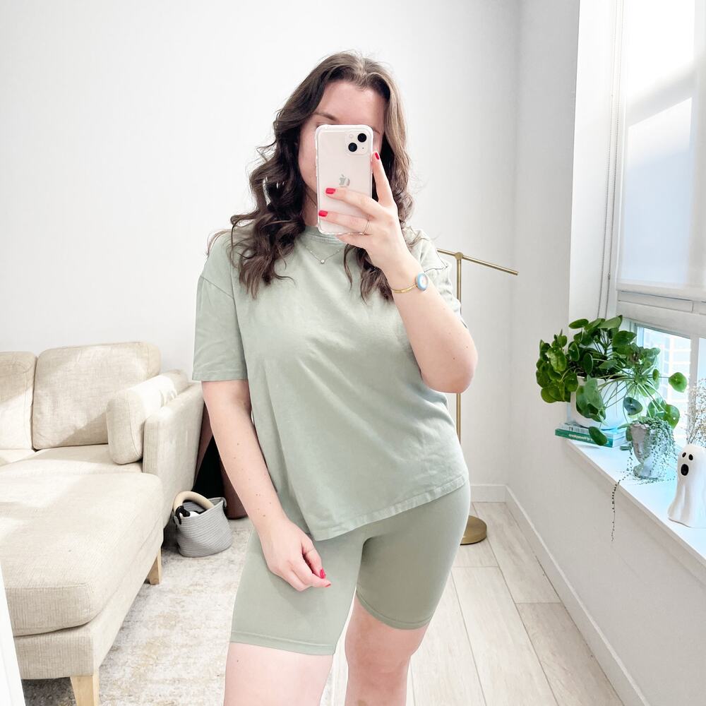 Love Streak Green Matching Short Set Size S/M
